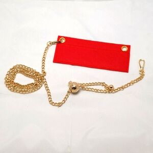 NWOT Unbranded wallet insert and adjustable purse chain